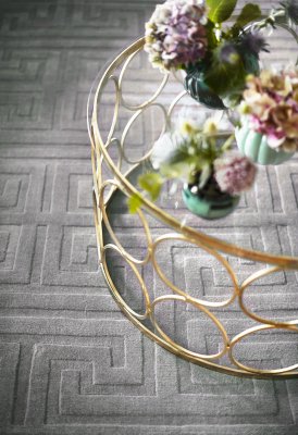Rug Key Wool Silver - Image 2