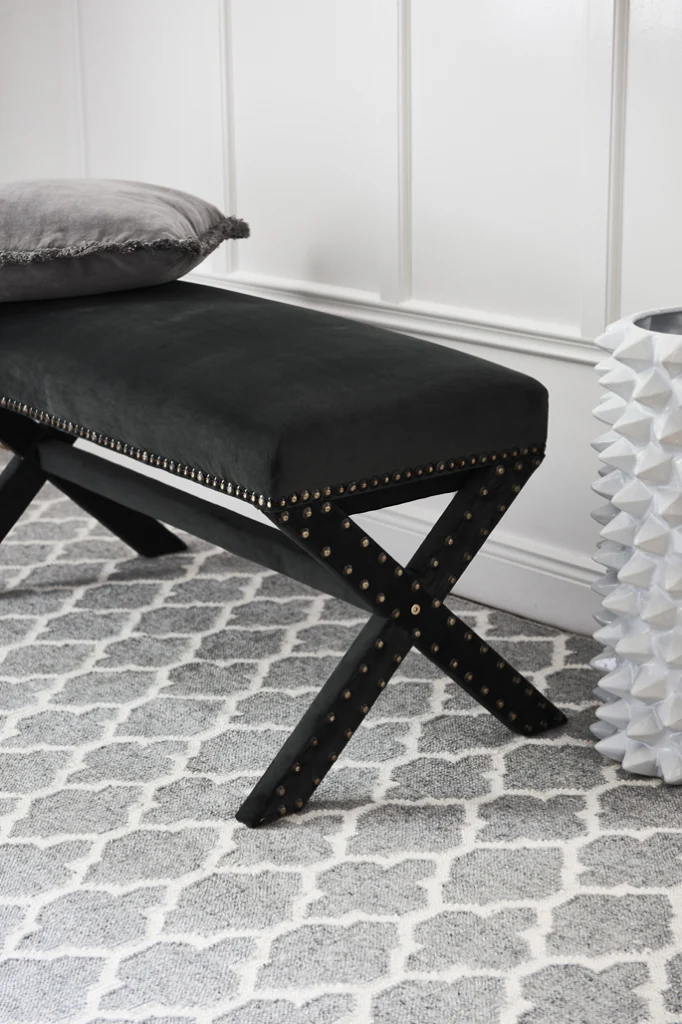 Rug Trellis Grey/White - Image 2