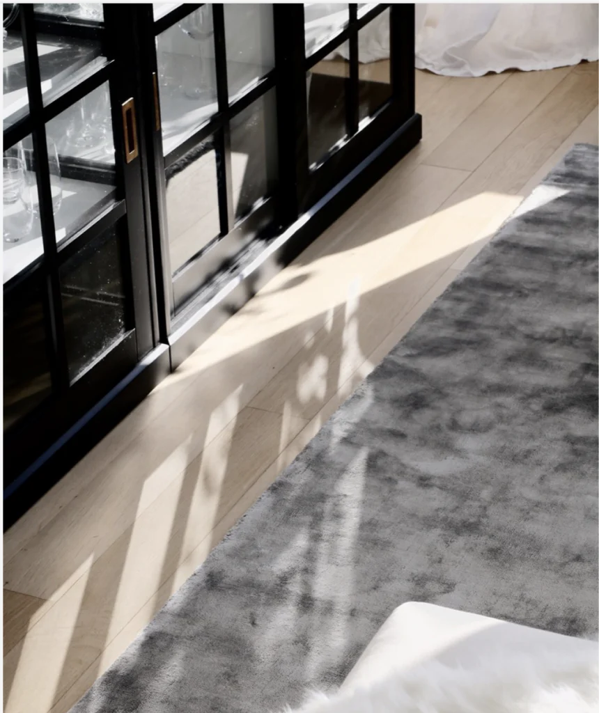 Rug Velvet Tencel Silver - Image 2