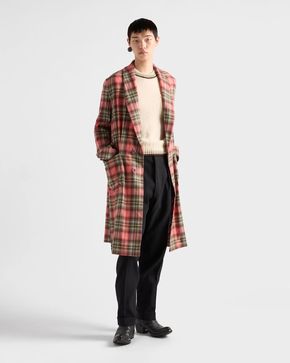 Shetland Wool Crew-Neck Sweater - Image 5