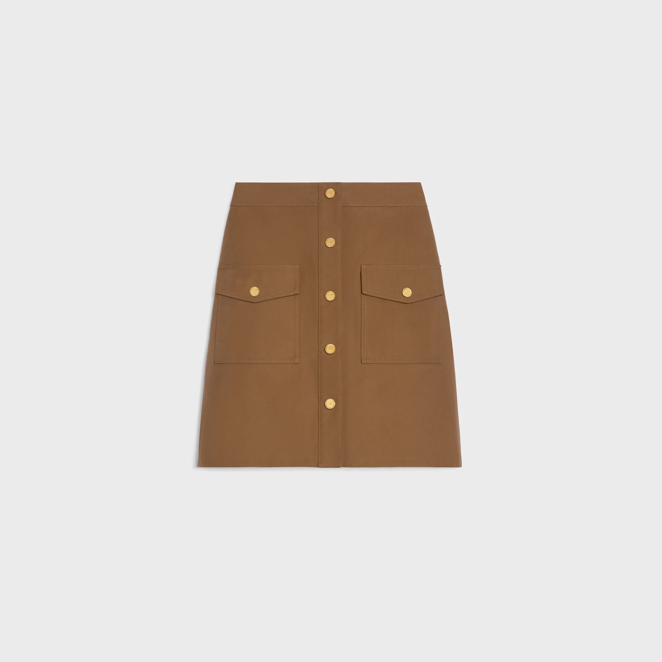 Short Skirt In Cotton Twill