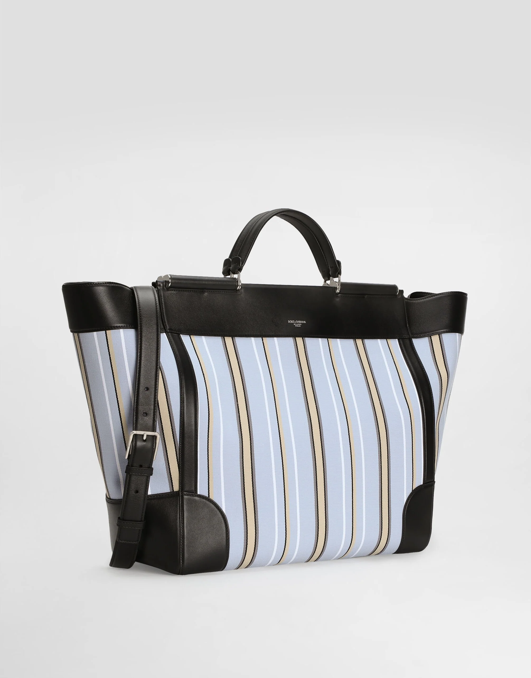 Sicily Striped Jacquard Handbag - Image 3