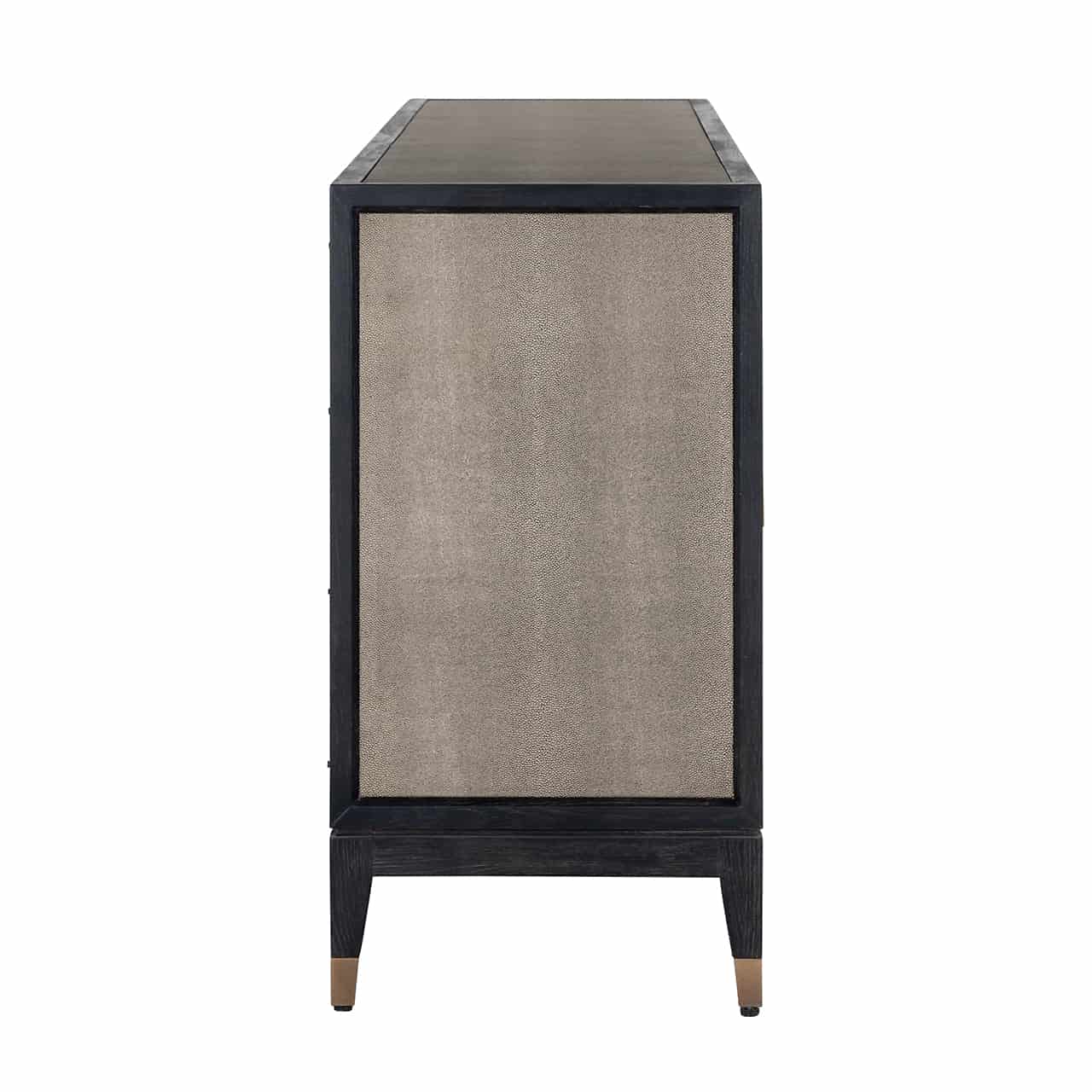 Sideboard Bloomingville 4-door shagreen (Gold) - Image 2