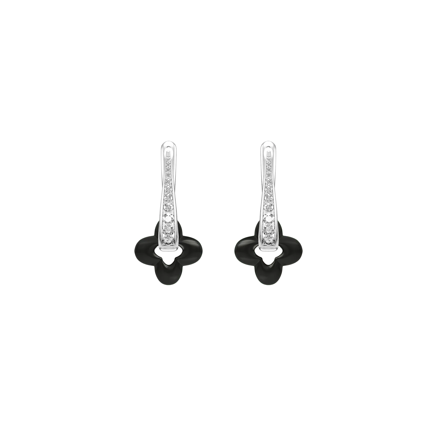Silver Clover Earrings