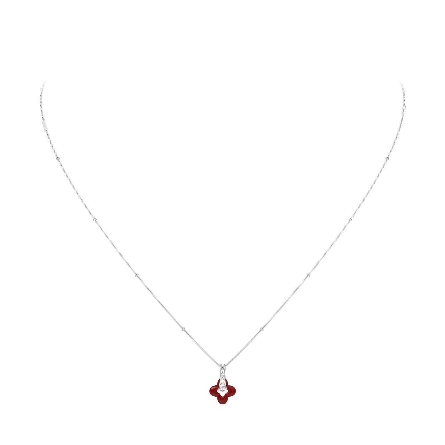 Silver Clover Necklace