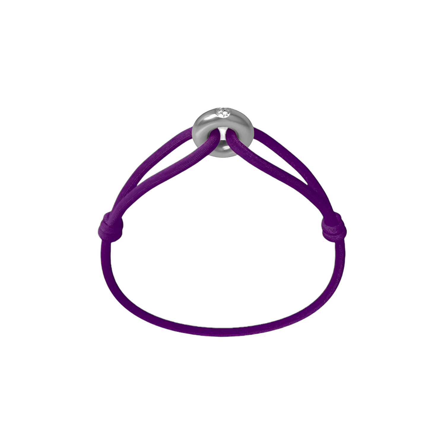 Silver Soho Diamond Cord Bracelet - Image 17