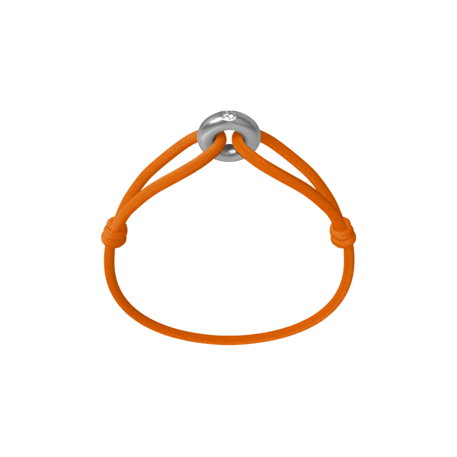 Silver Soho Diamond Cord Bracelet - Image 2