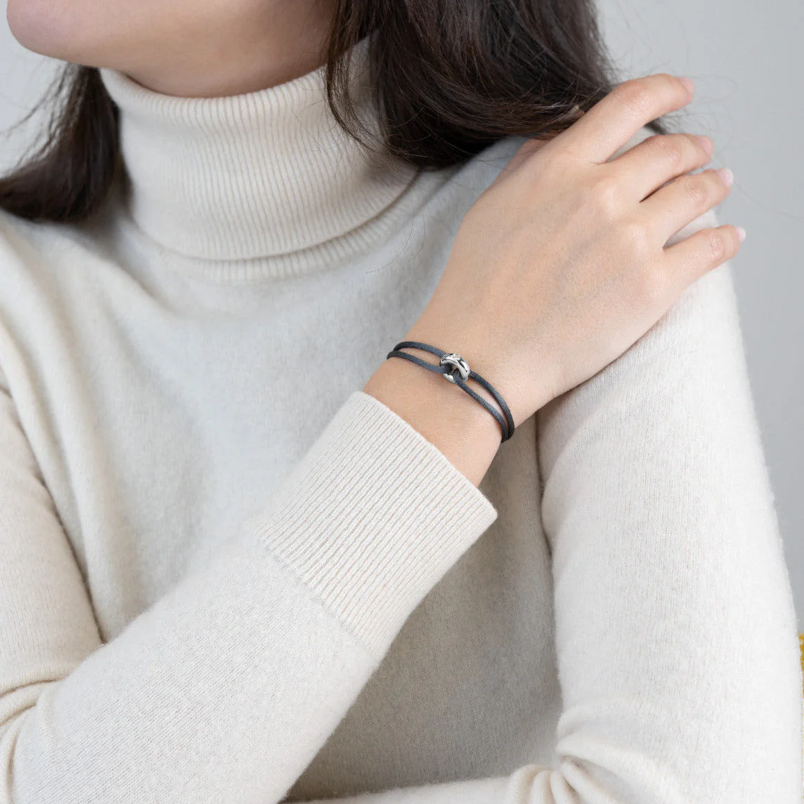 Silver Soho Diamond Cord Bracelet - Image 50