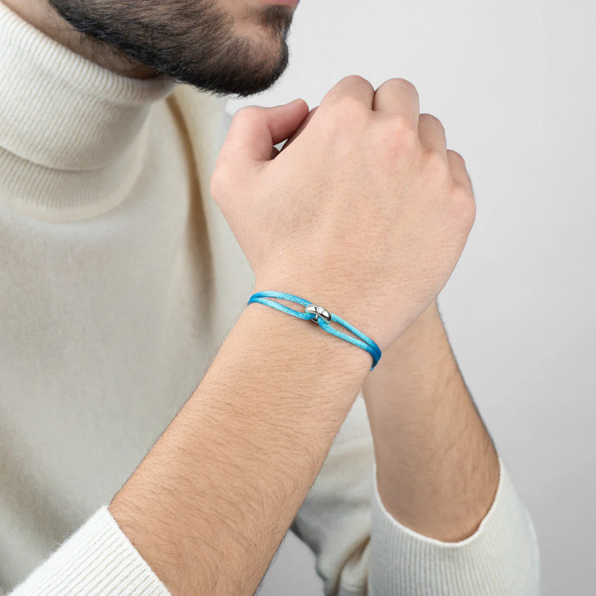 Silver Soho Diamond Cord Bracelet - Image 66