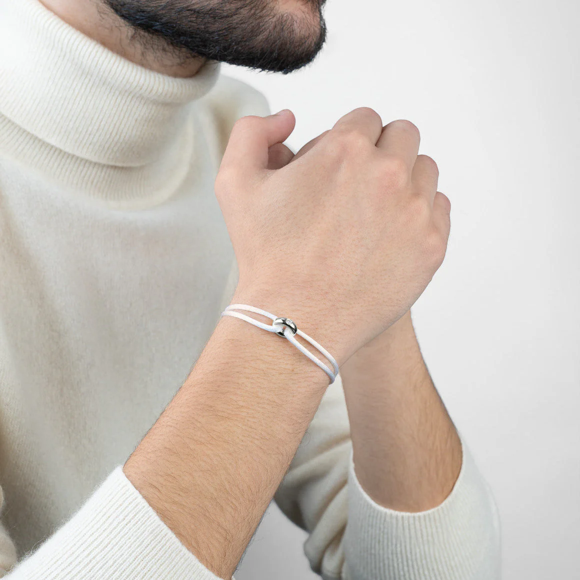 Silver Soho Diamond Cord Bracelet - Image 68