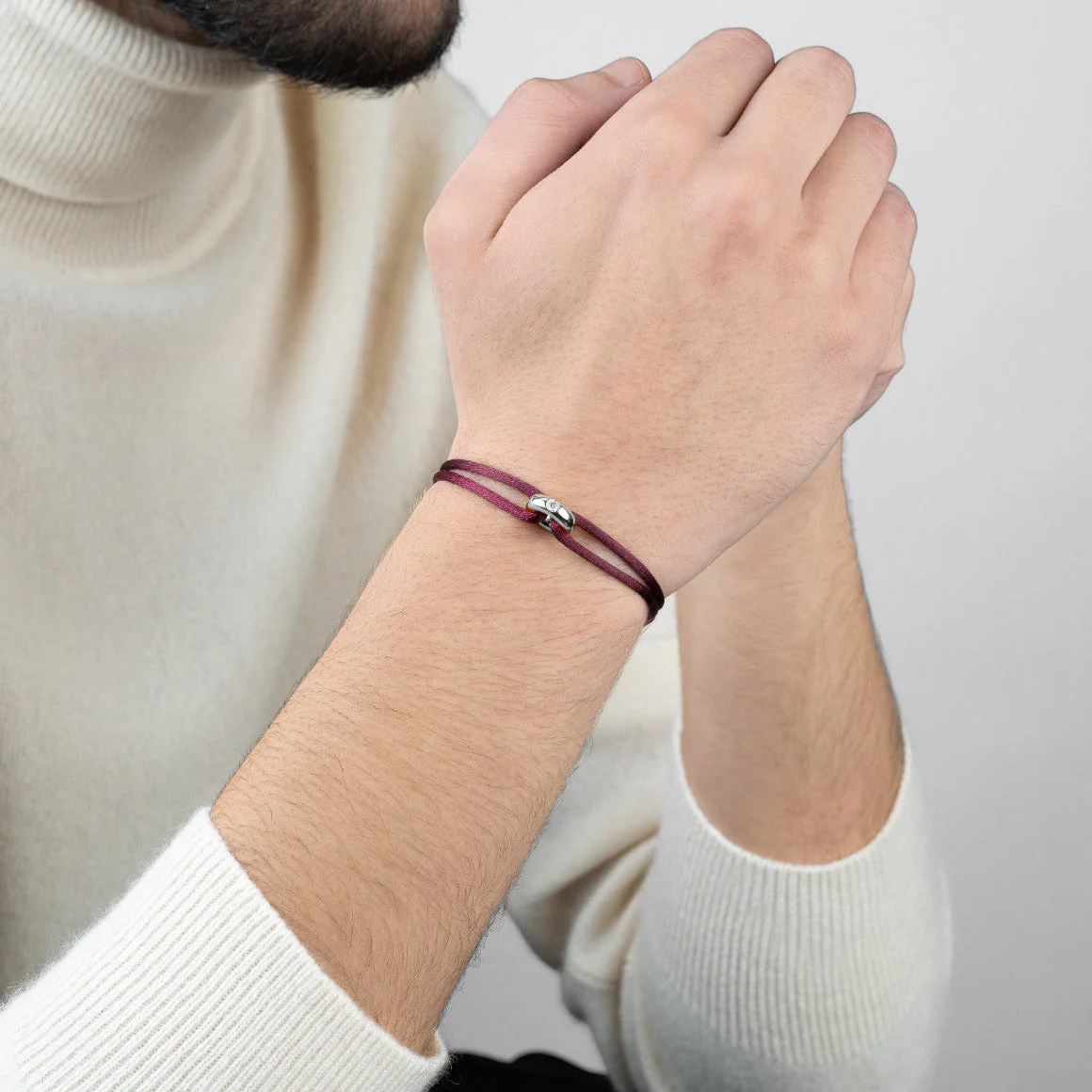 Silver Soho Diamond Cord Bracelet - Image 69