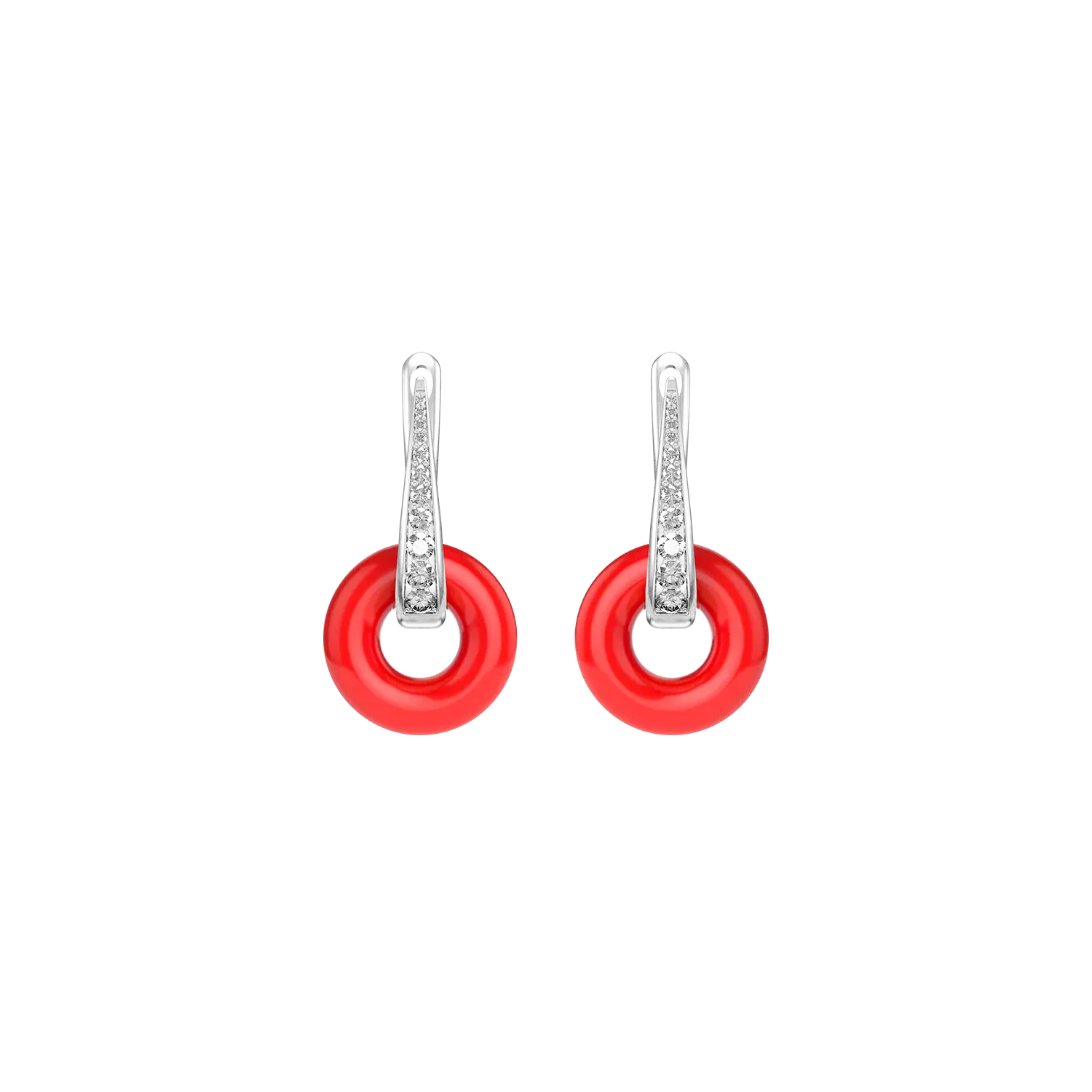 Silver Soho Earrings - Image 3