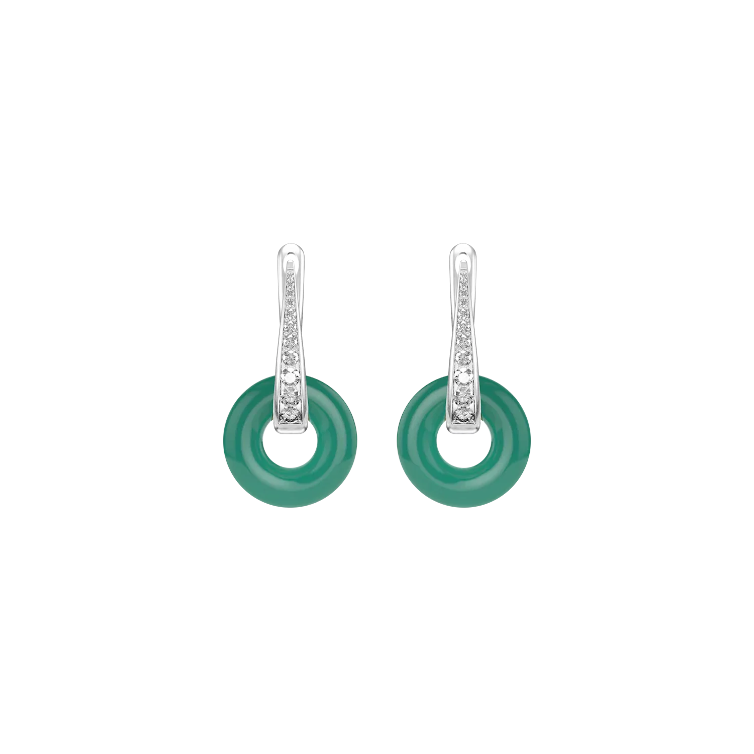 Silver Soho Earrings - Image 4