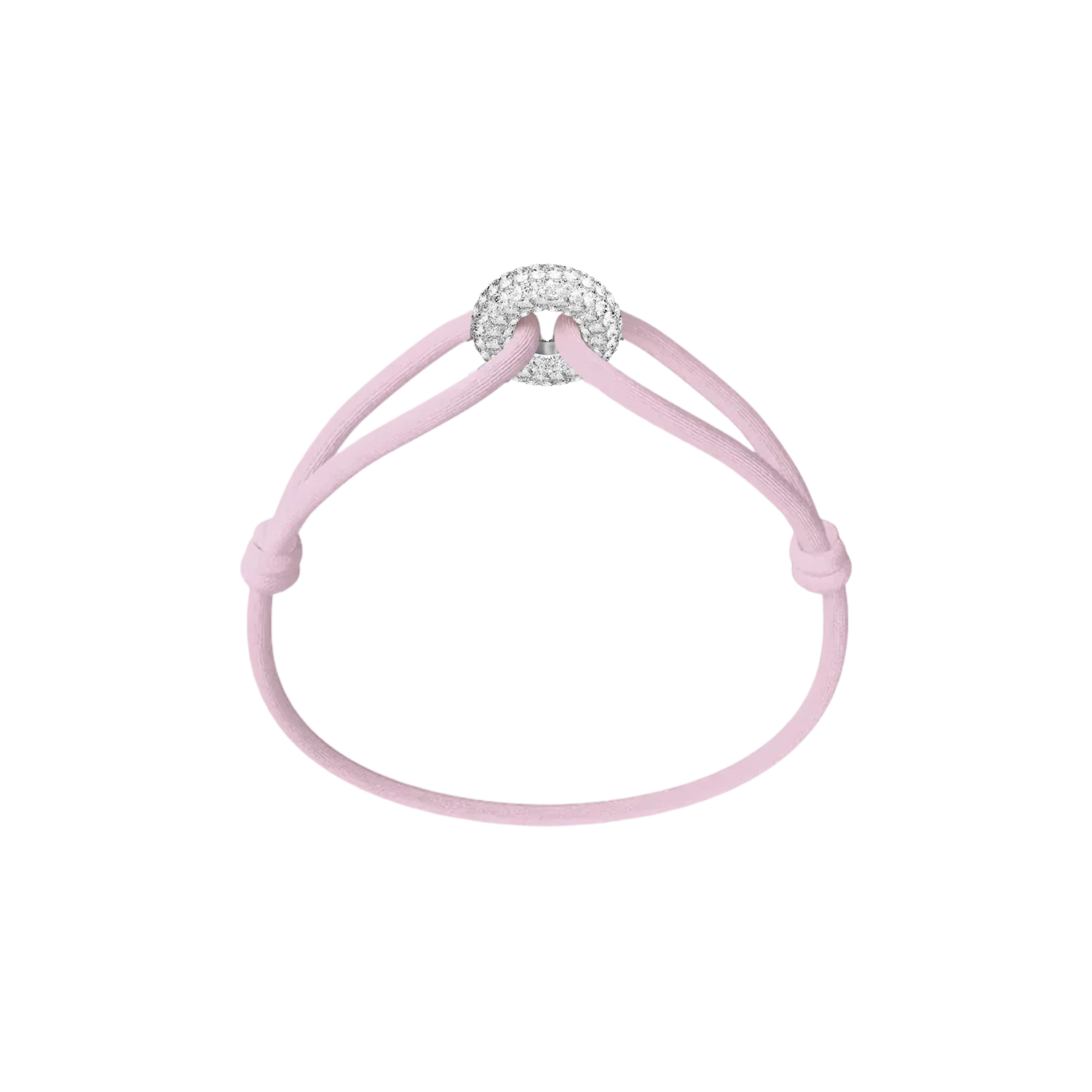 Silver Soho Pavé Cord Bracelet - Image 10