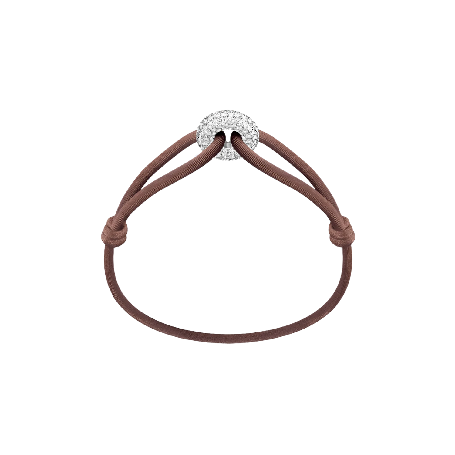 Silver Soho Pavé Cord Bracelet - Image 12
