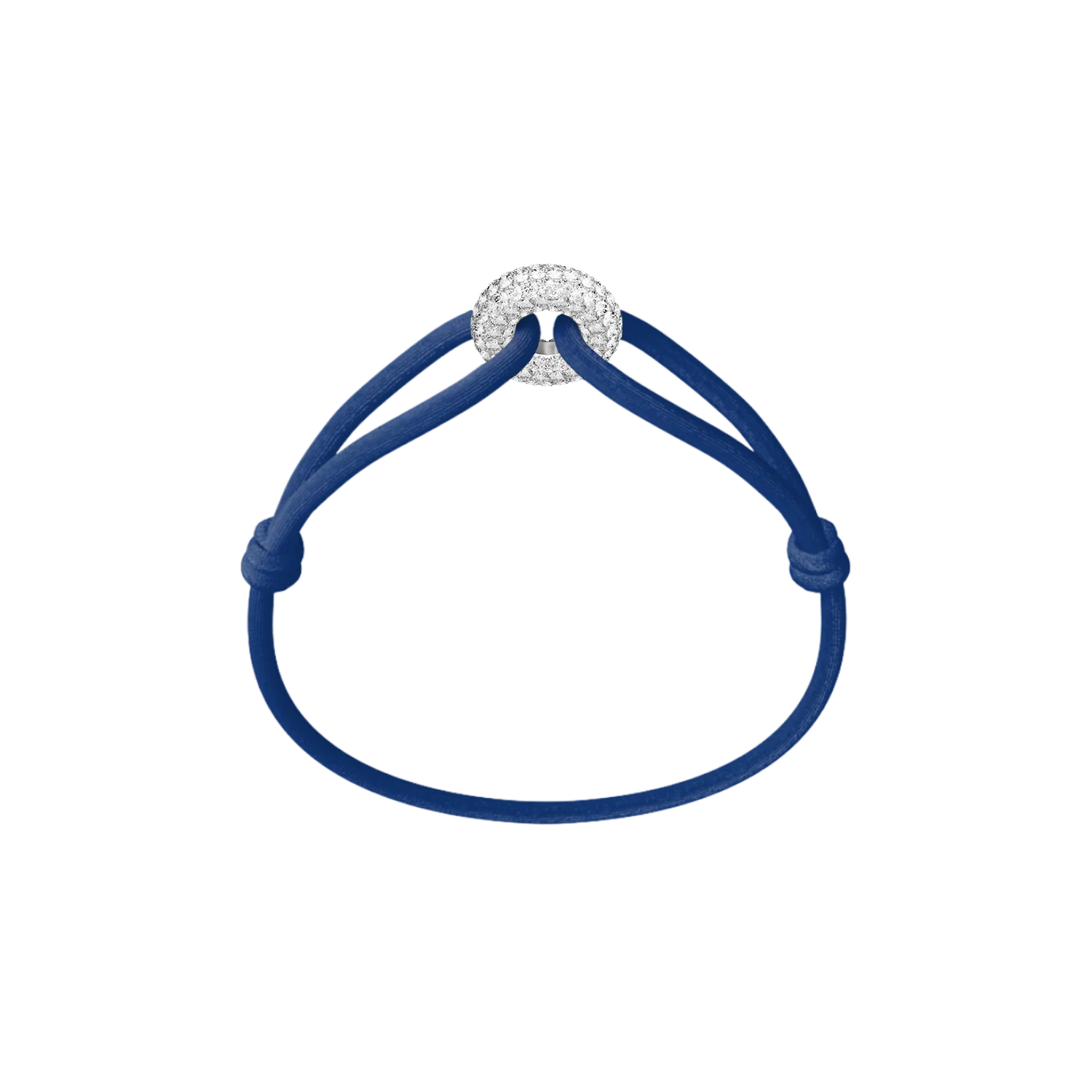 Silver Soho Pavé Cord Bracelet - Image 13