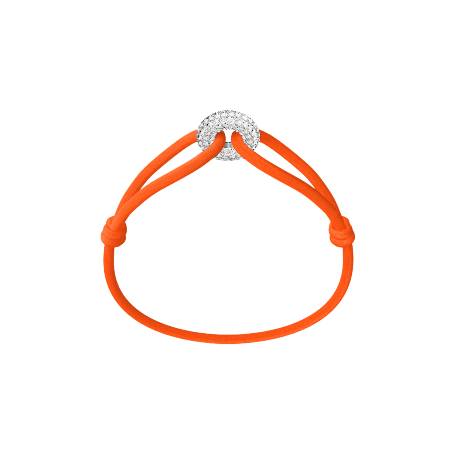Silver Soho Pavé Cord Bracelet - Image 15