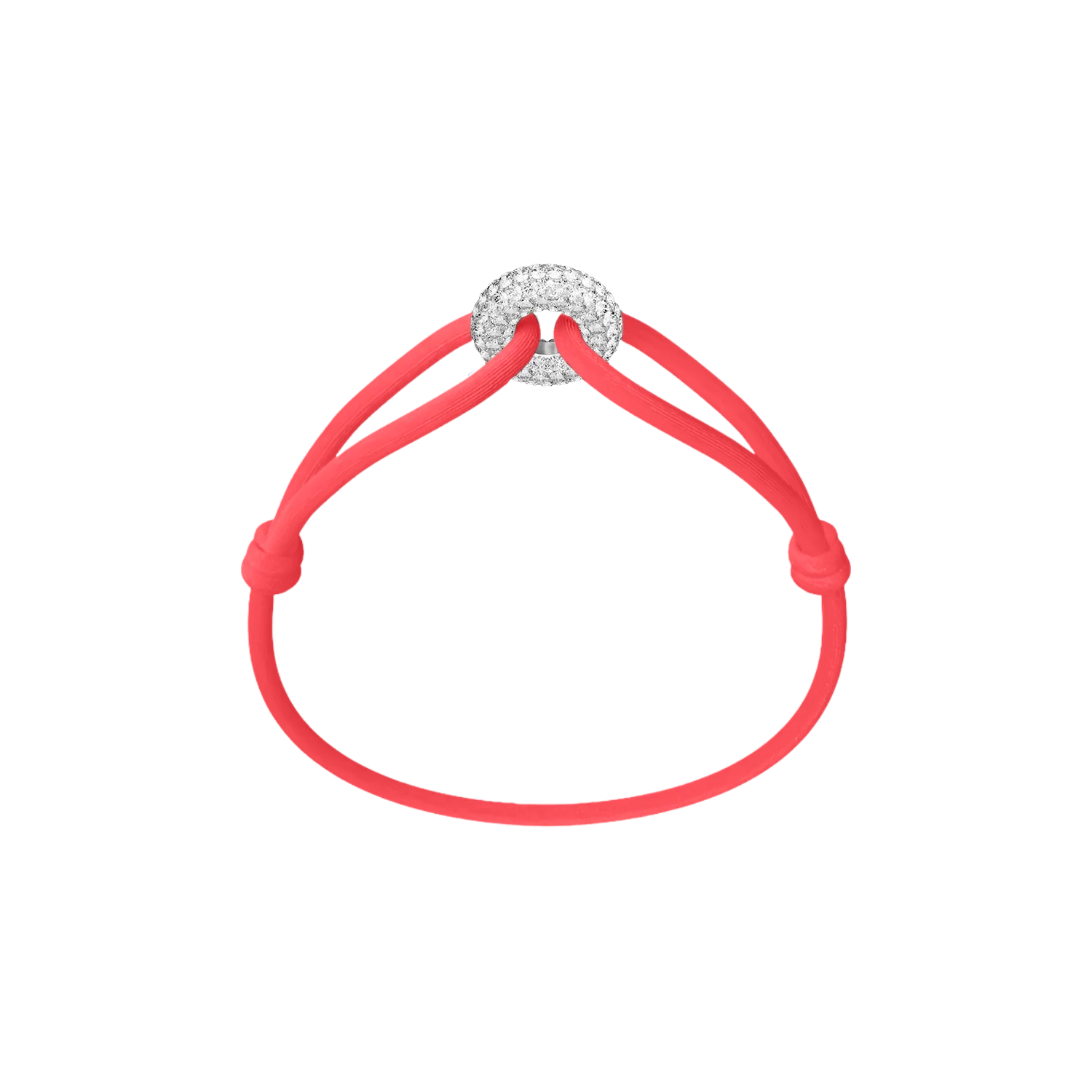 Silver Soho Pavé Cord Bracelet - Image 16