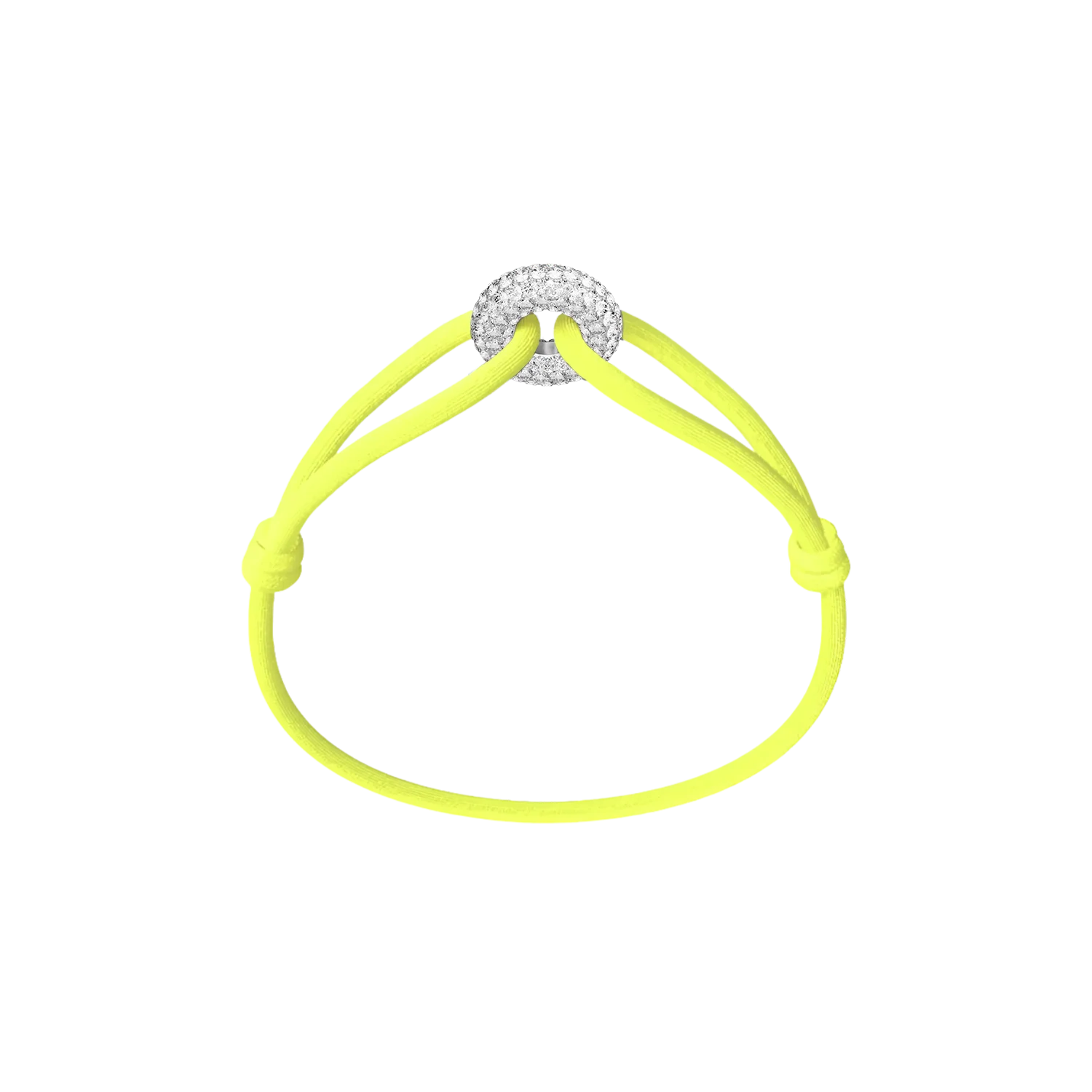 Silver Soho Pavé Cord Bracelet - Image 17