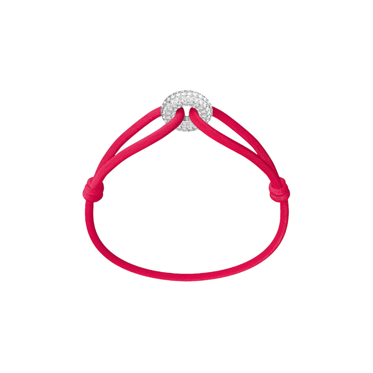 Silver Soho Pavé Cord Bracelet - Image 21
