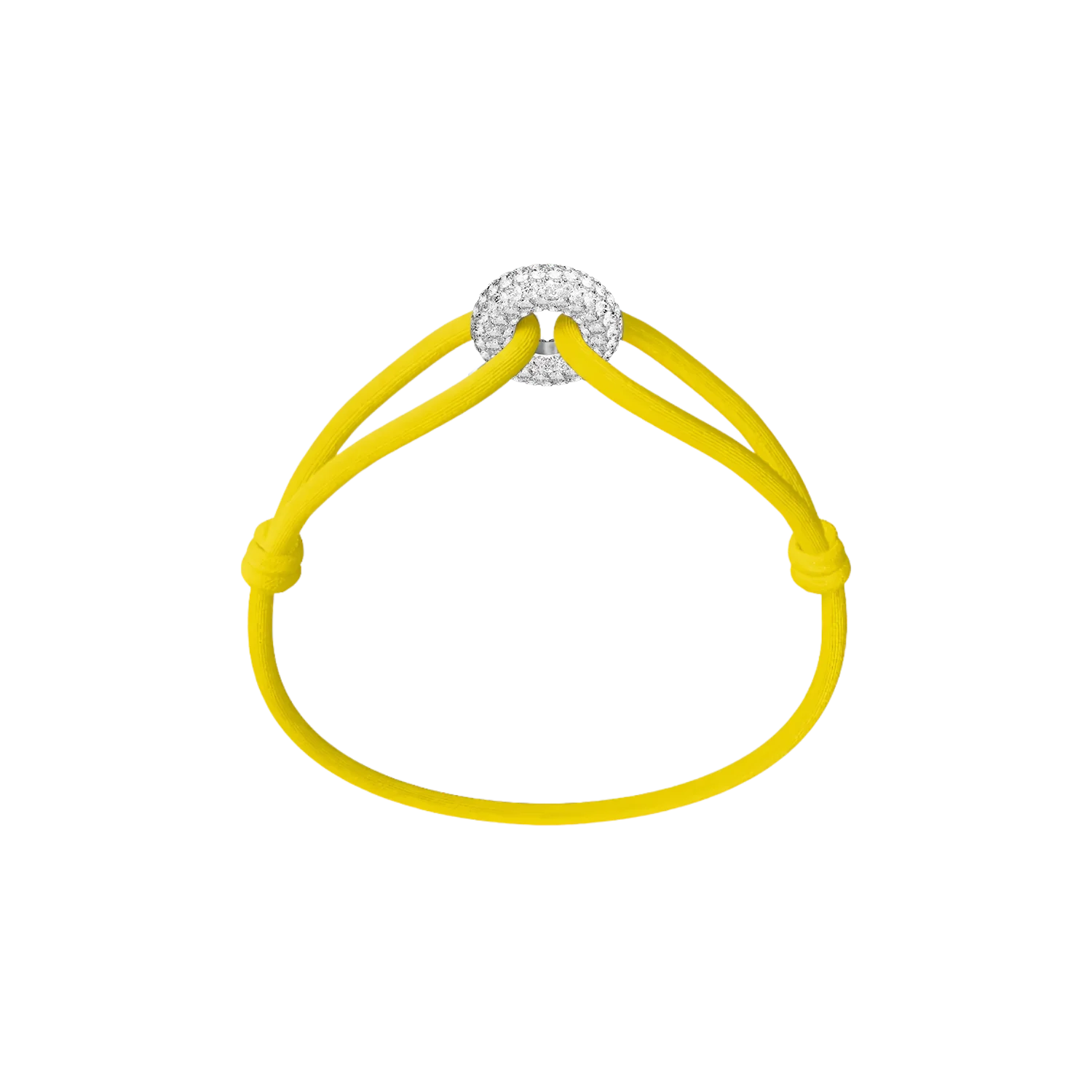 Silver Soho Pavé Cord Bracelet - Image 26