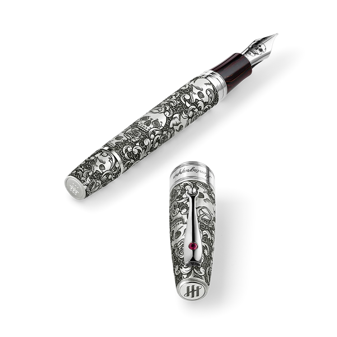 Skulls & Roses Fountain Pen - Image 2