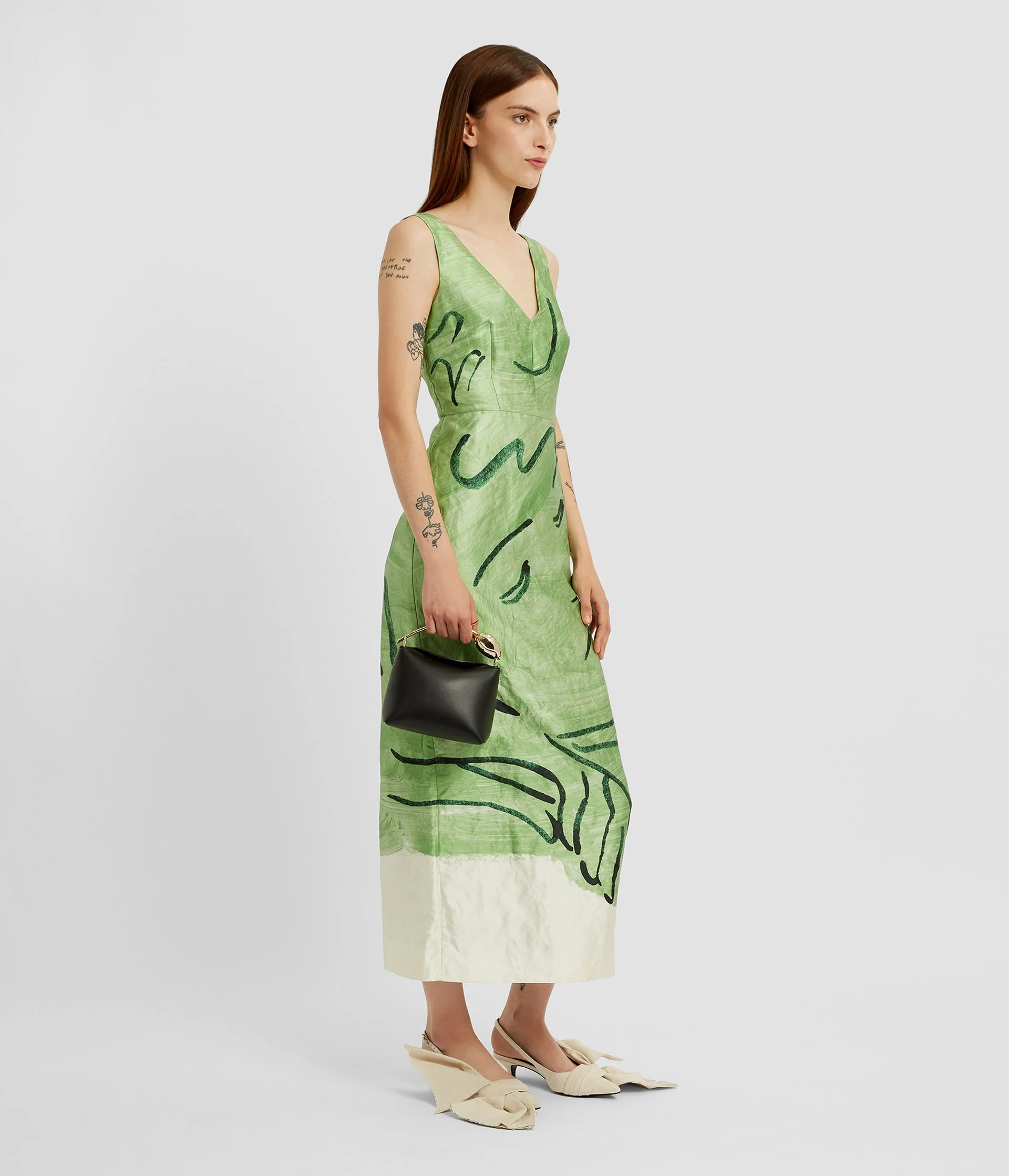 Sleeveless Midi Cocktail Dress - Image 3