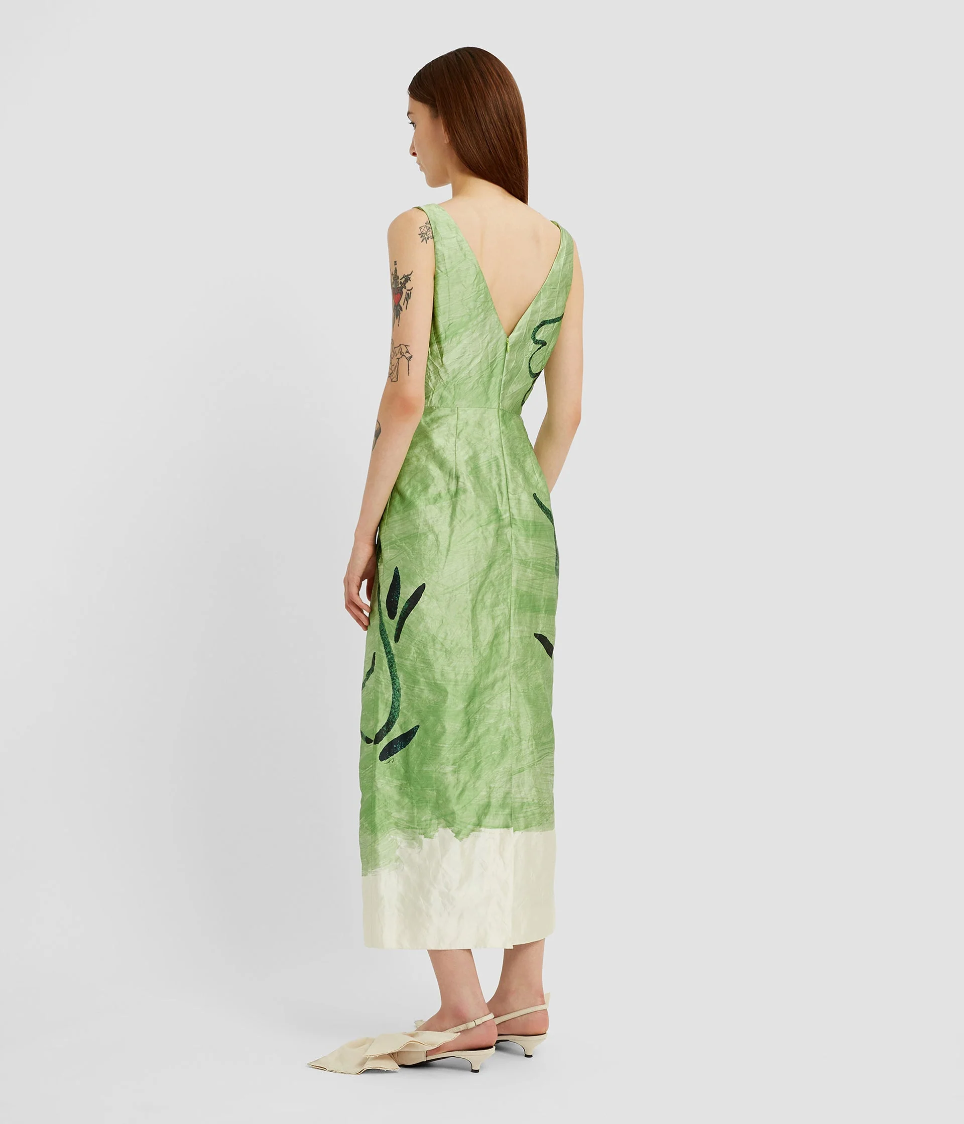 Sleeveless Midi Cocktail Dress - Image 4