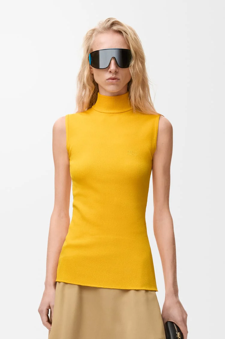 Sleeveless Top In Viscose Blend - Image 2