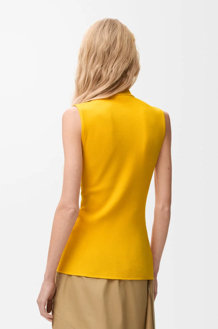 Sleeveless Top In Viscose Blend - Image 3