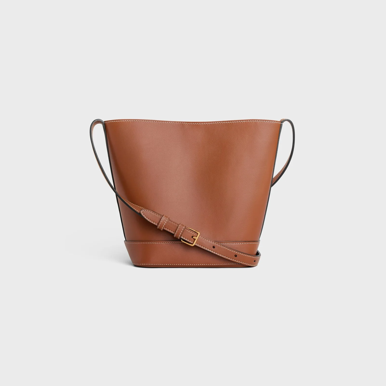 Small Bucket Cuir Triomphe In Smooth Calfskin - Image 3
