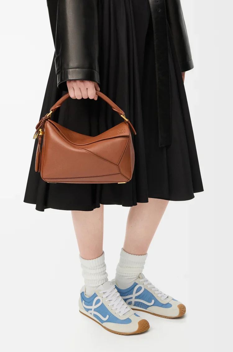 Small Featherlight Puzzle Bag In Nappa Lambskin - Image 8