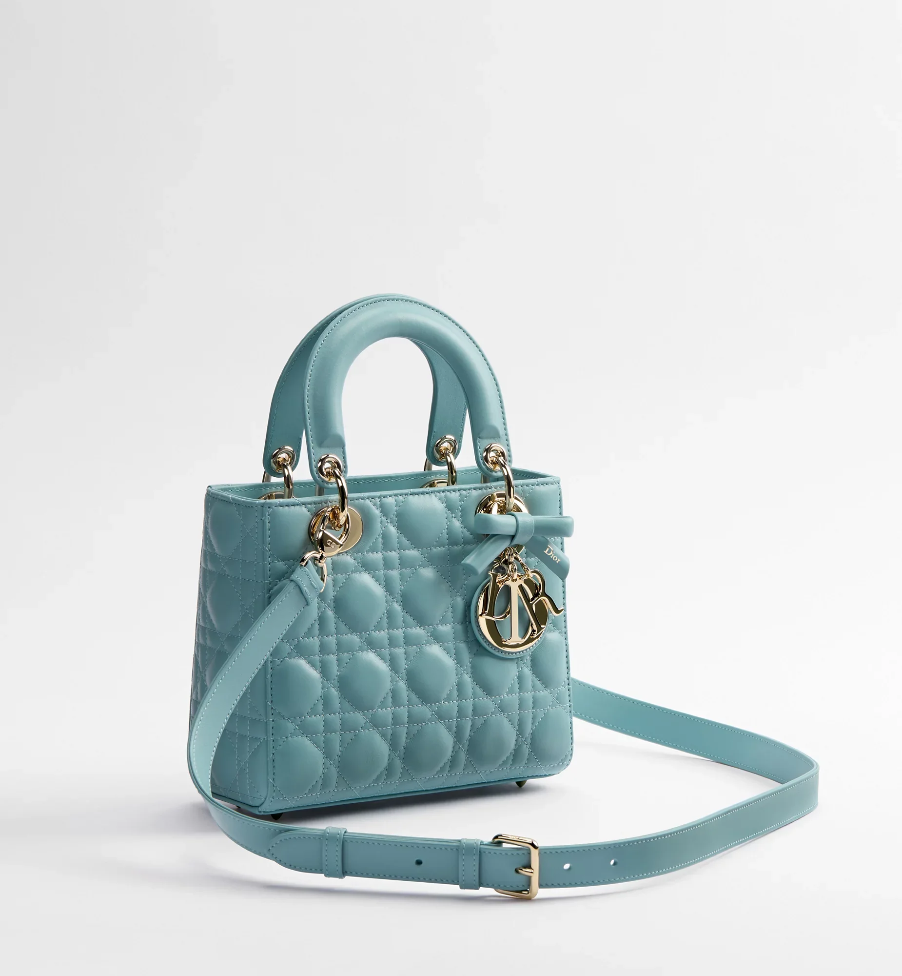Small Lady Dior Bag with Strap - Image 11
