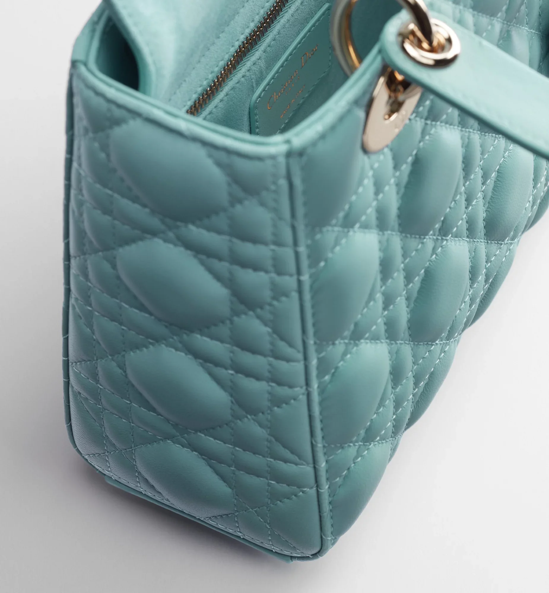 Small Lady Dior Bag with Strap - Image 12