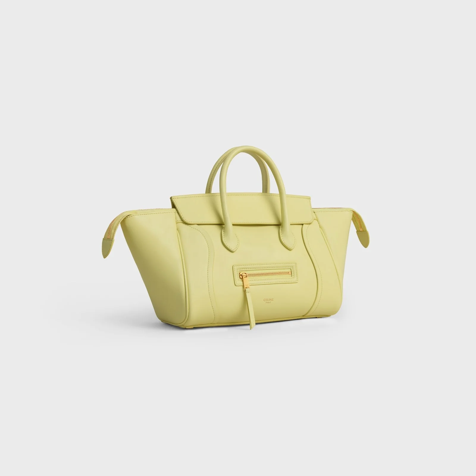 Small New Luggage In Supple Shiny Lambskin - Image 11