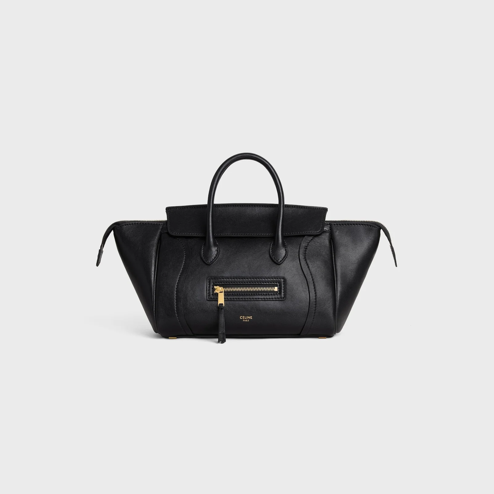 Small New Luggage In Supple Shiny Lambskin - Image 12