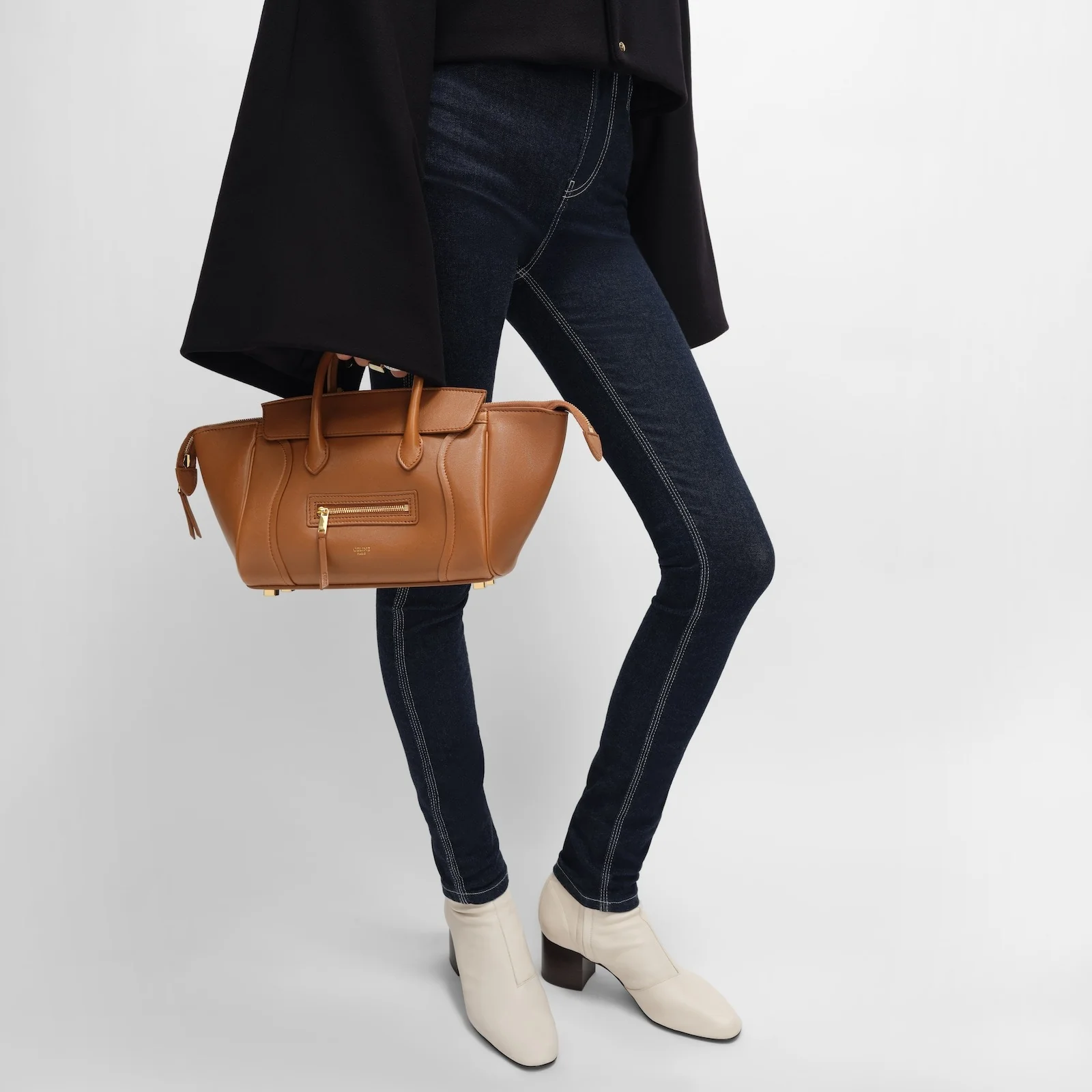 Small New Luggage In Supple Shiny Lambskin - Image 2