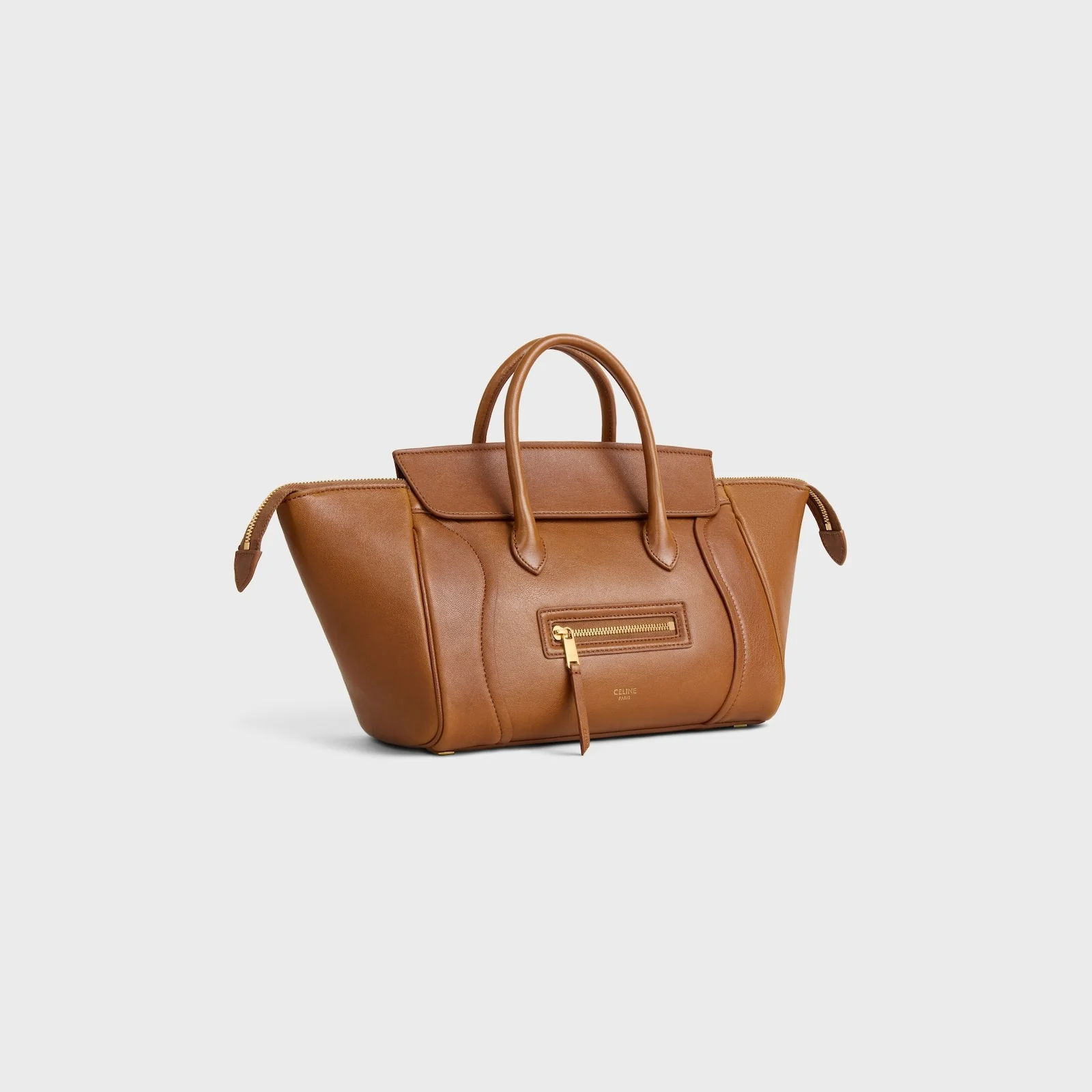 Small New Luggage In Supple Shiny Lambskin - Image 3