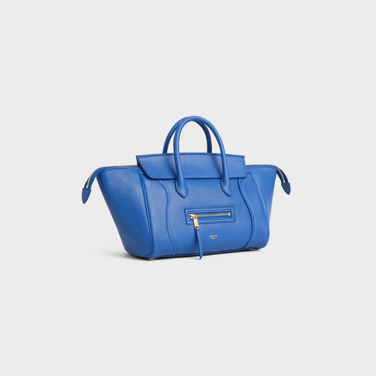 Small New Luggage In Supple Shiny Lambskin - Image 6