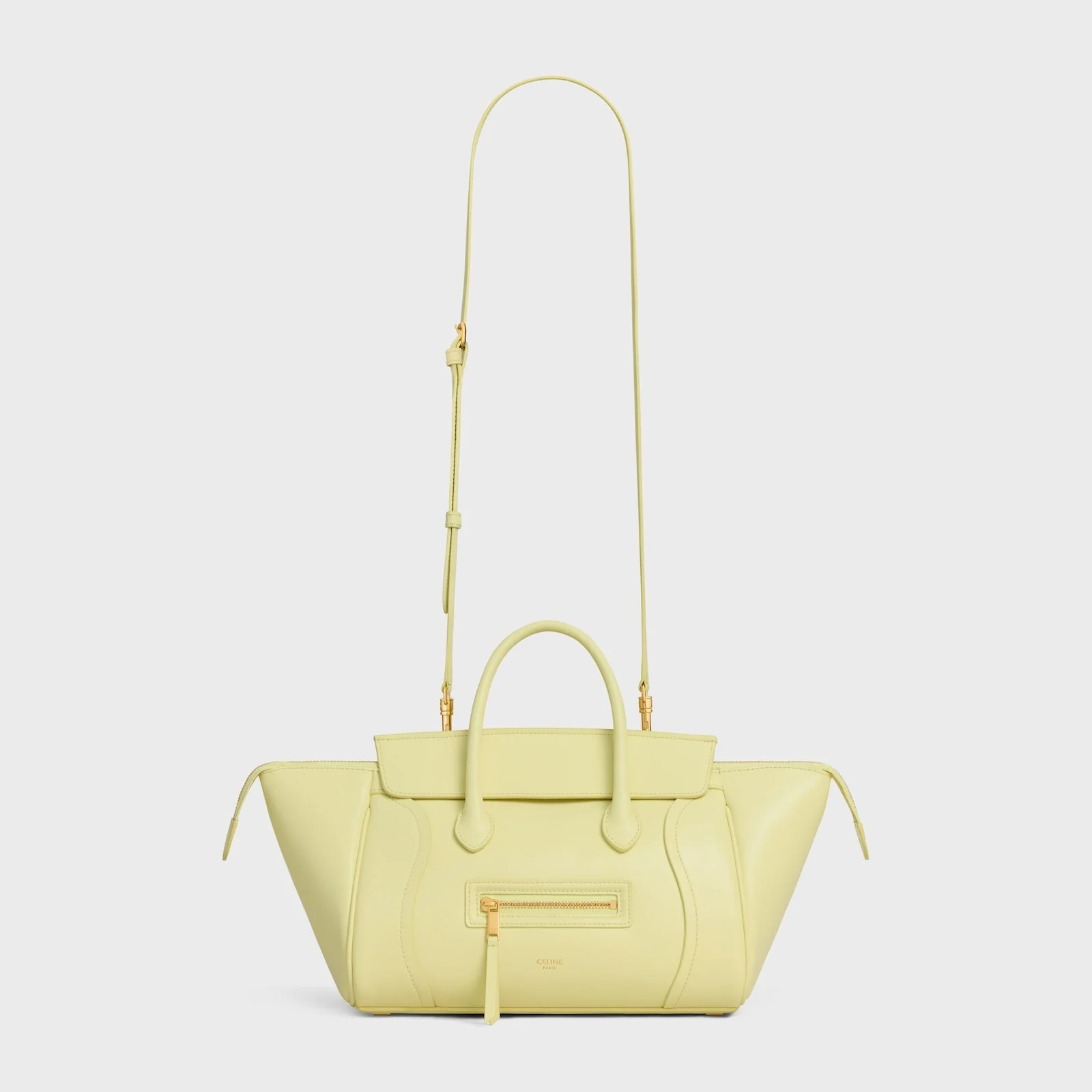 Small New Luggage In Supple Shiny Lambskin - Image 9