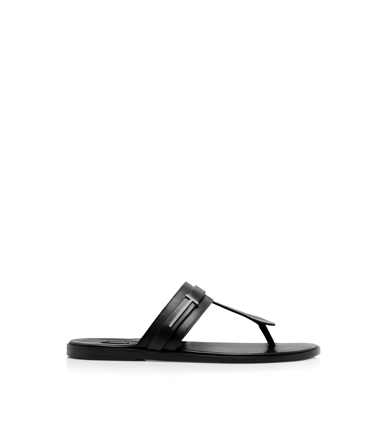 Smooth Leather T-sandal
