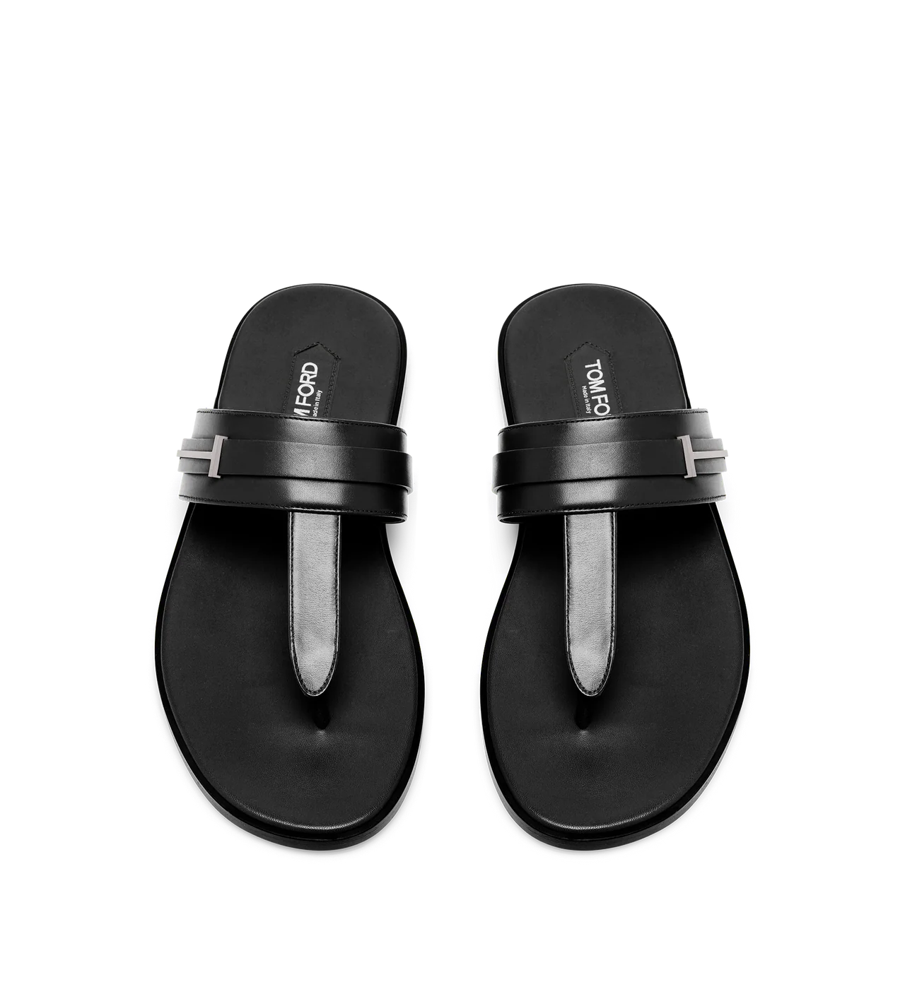 Smooth Leather T-sandal - Image 4