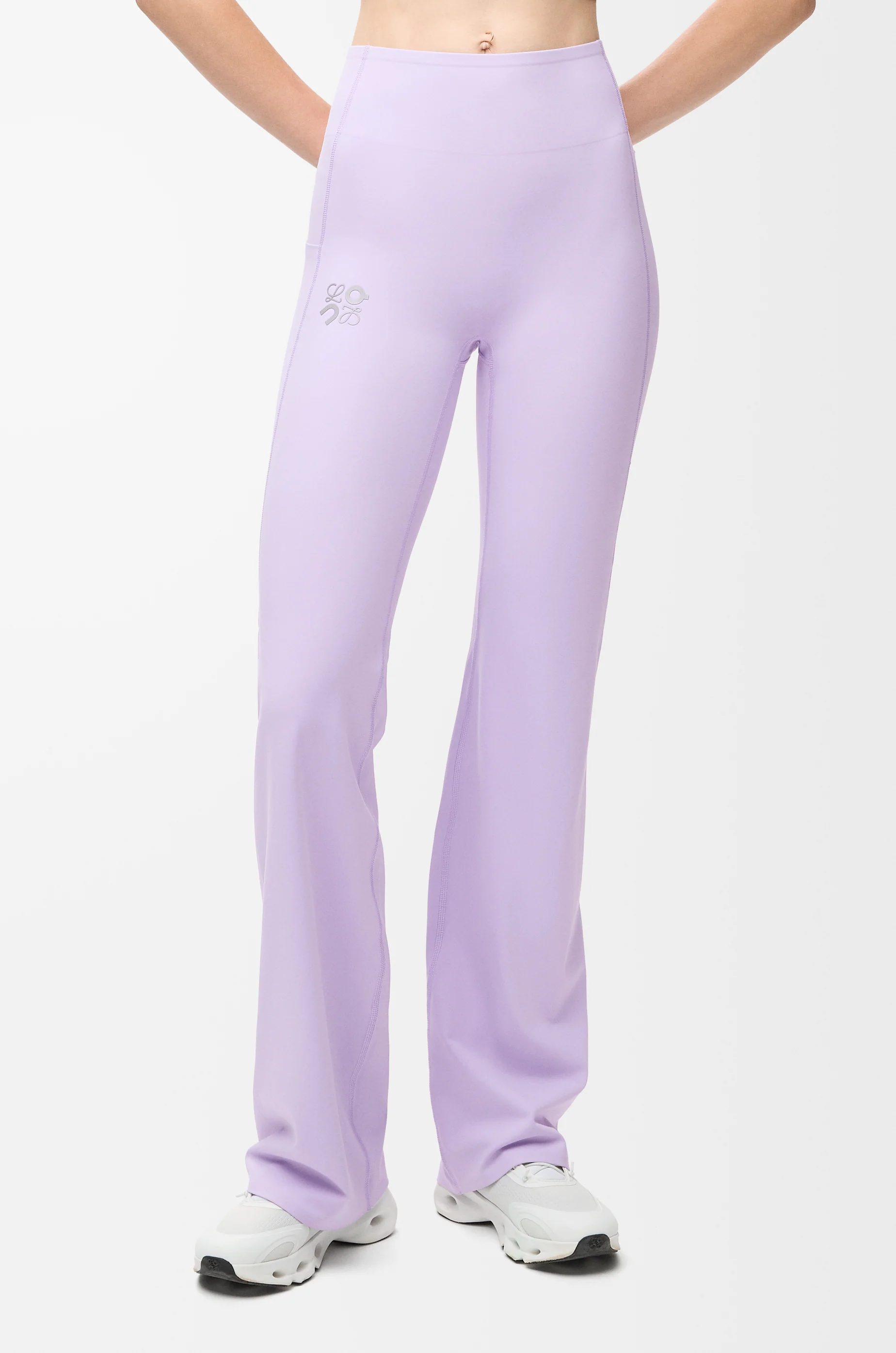 Soft Bootleg Pants In Technical Jersey - Image 2