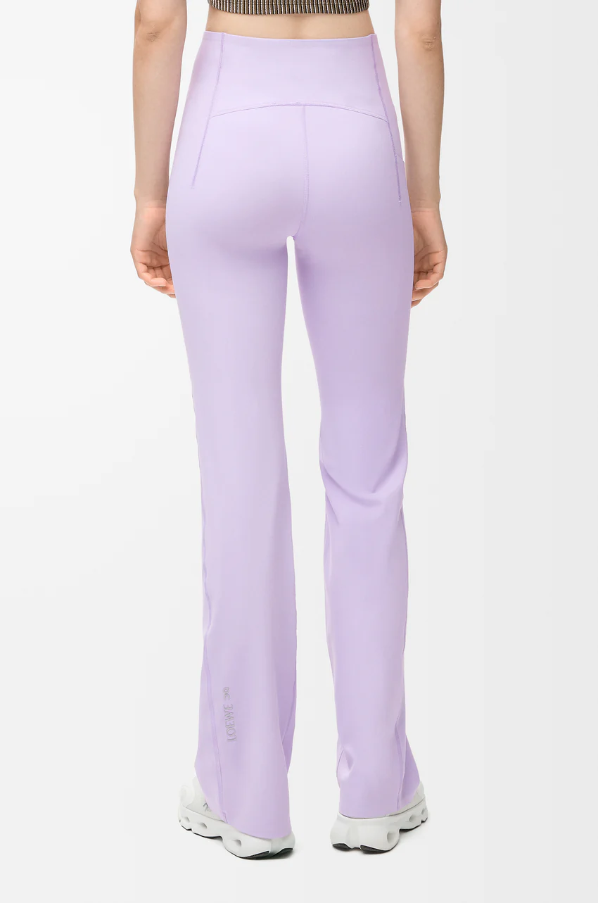 Soft Bootleg Pants In Technical Jersey - Image 3