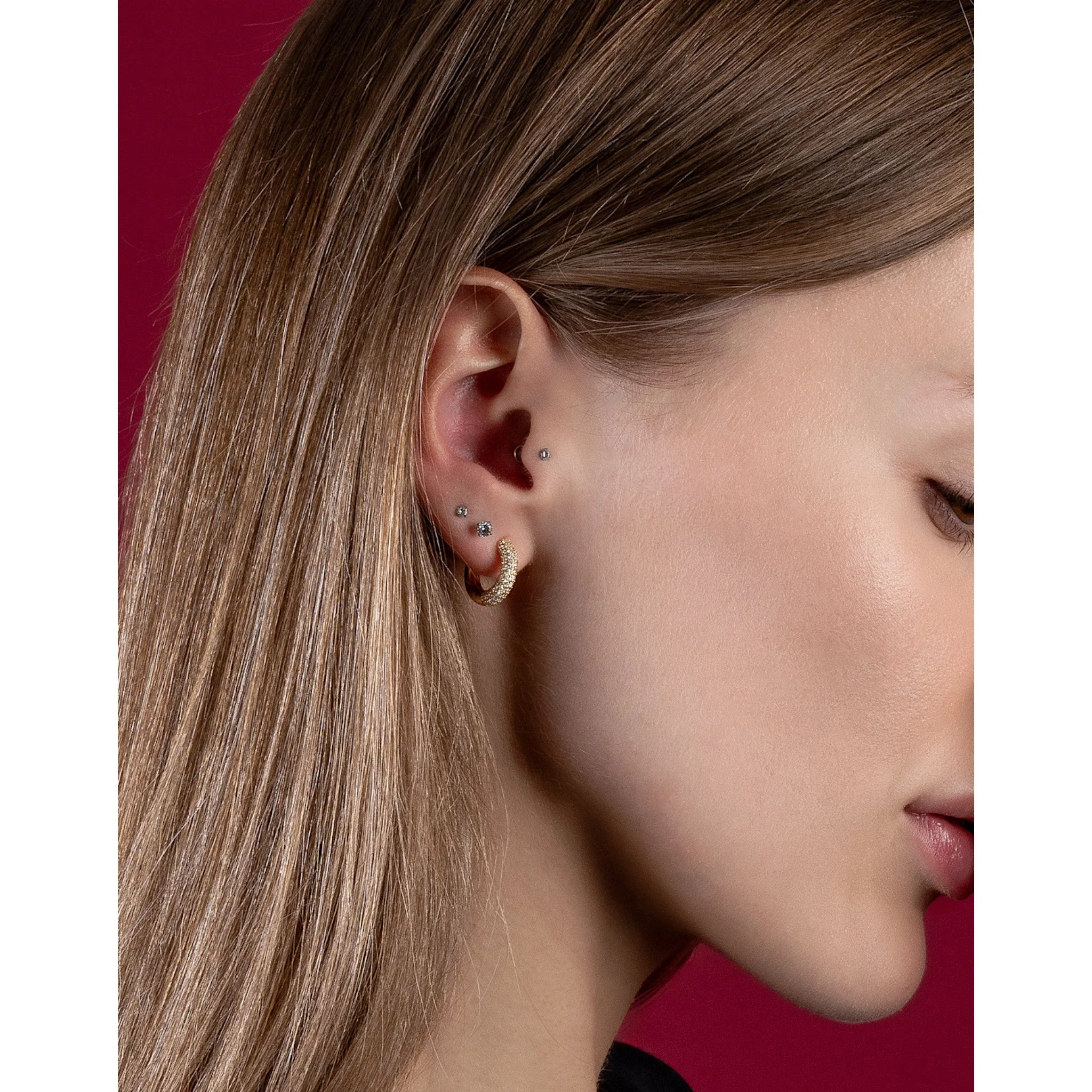 Soho Hoop Earrings Large - Image 7