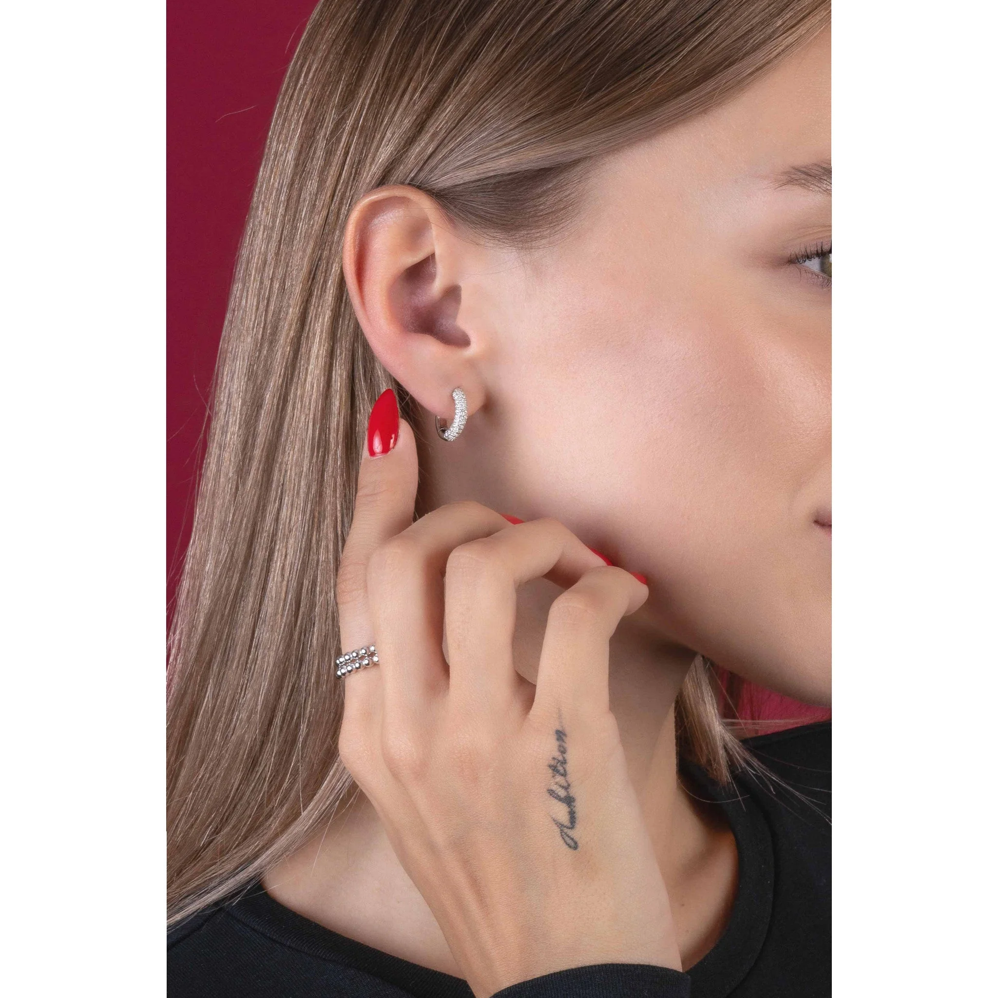 Soho Hoop Earrings Large - Image 8