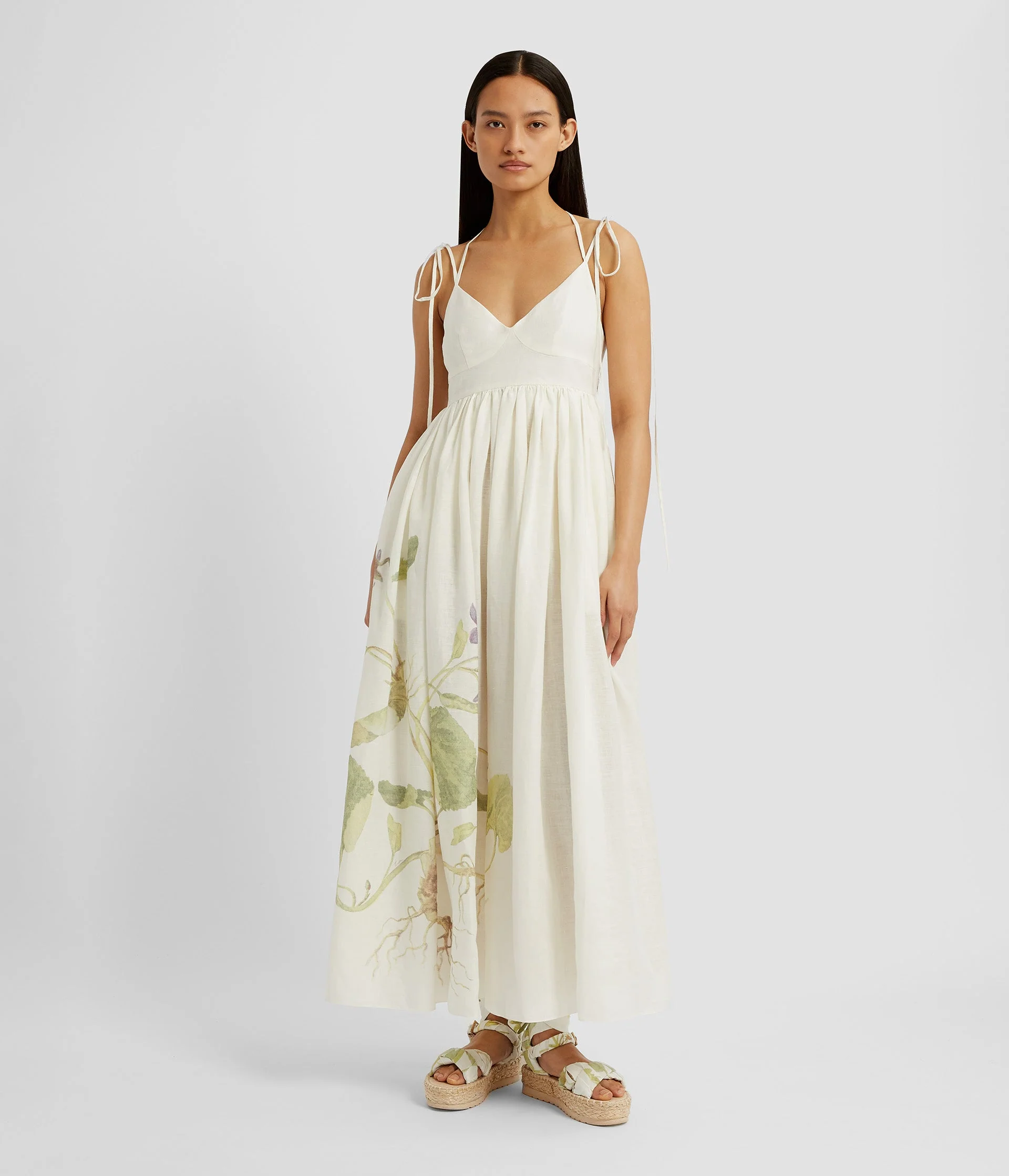 Strappy Fit And Flare Dress - Image 3