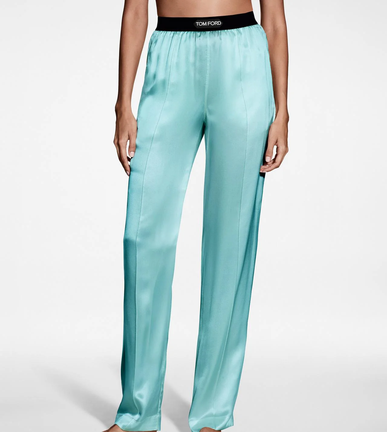 Stretch Silk Satin PJ Pants - Image 6