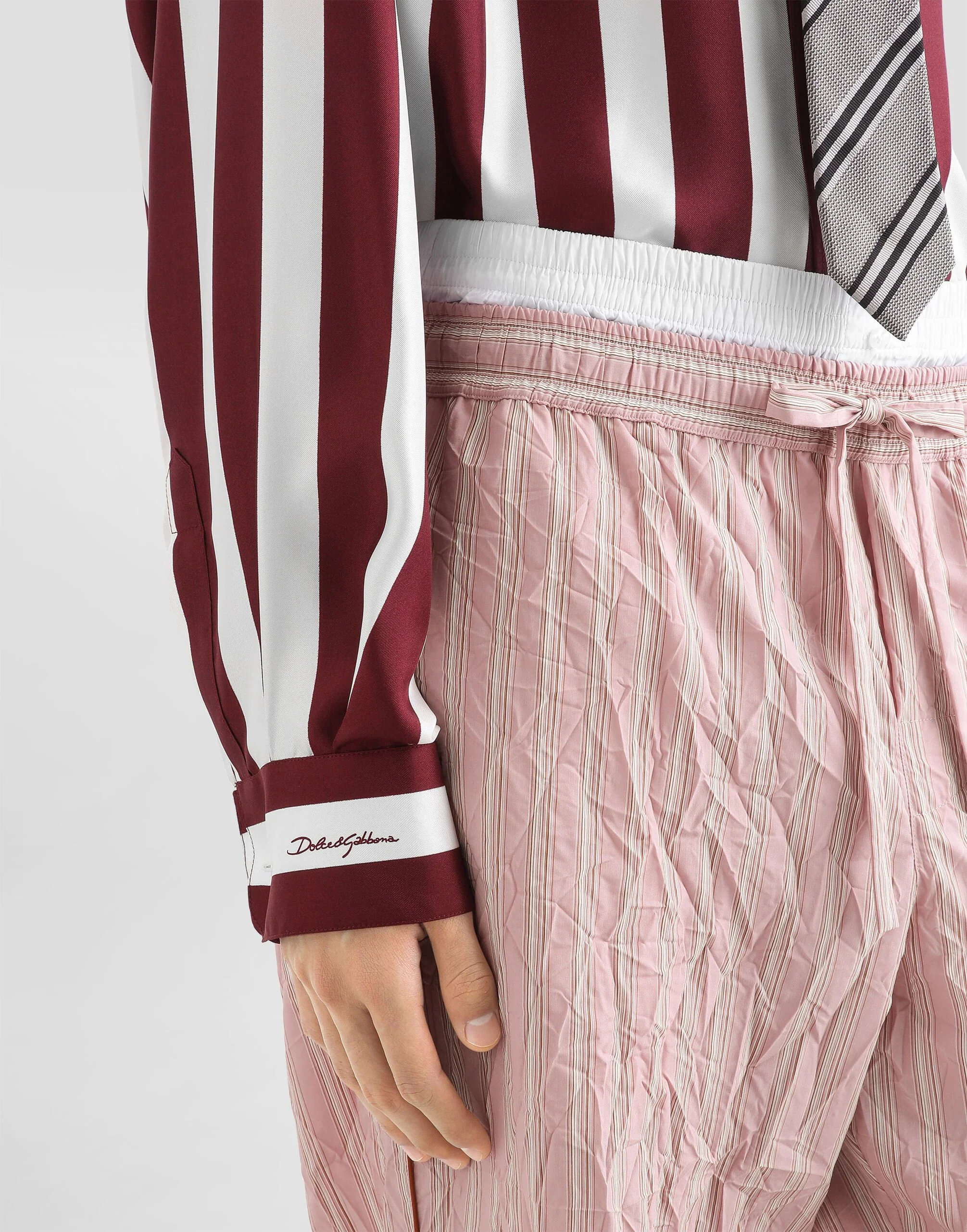Striped Silk Twill Shirt - Image 4