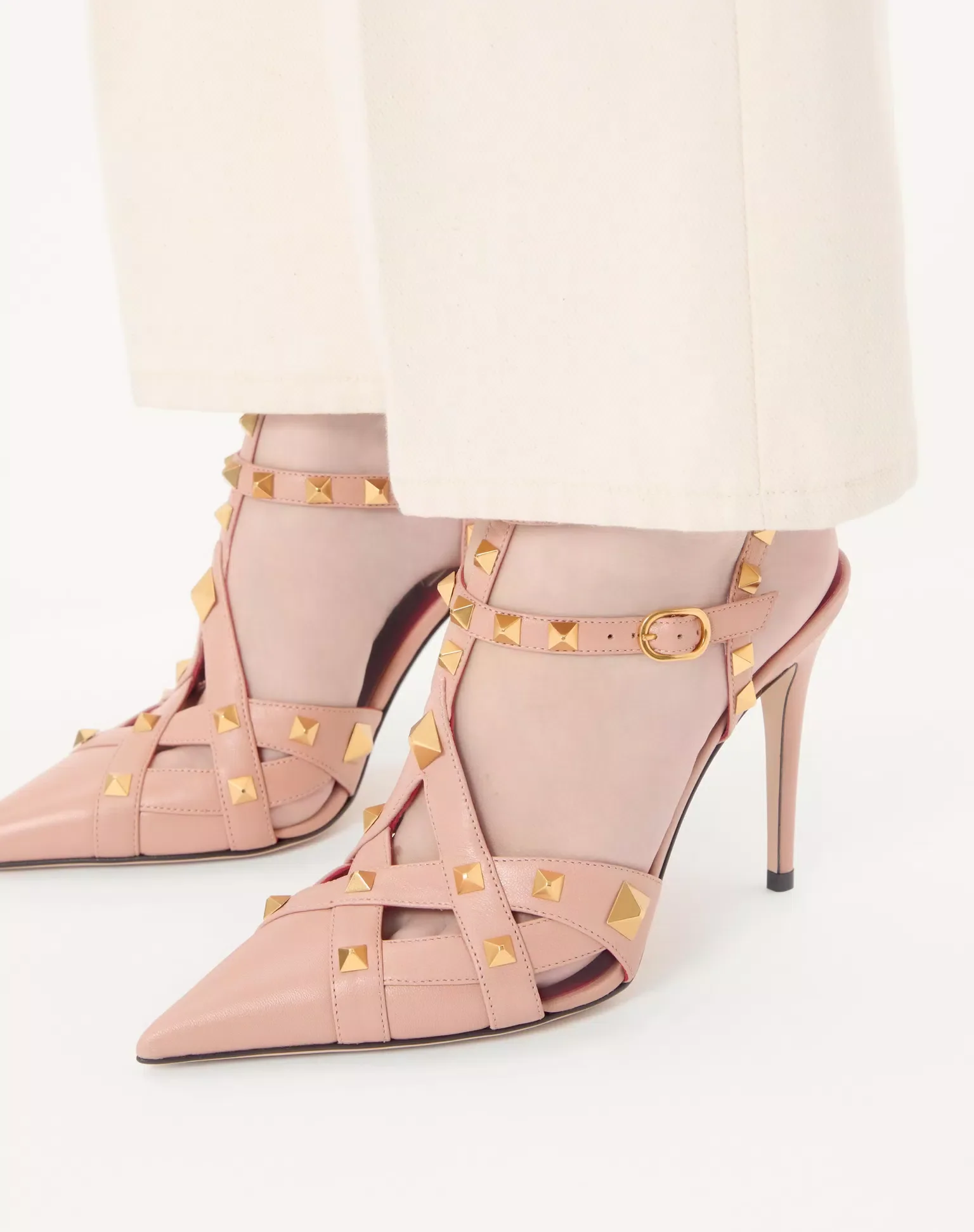 Studdy Kidskin Pumps 100mm - Image 10